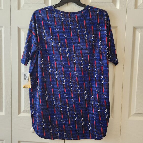 Lularoe Disney Villains Cruella de Vil 101 Dalmatians IRMA Top Size Medium NWT - Picture 9 of 10